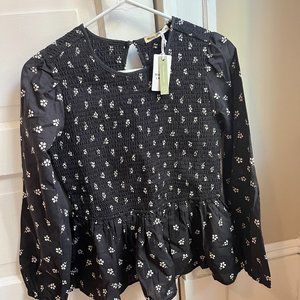 NWT Marine Layer Gabrielle Smock Top